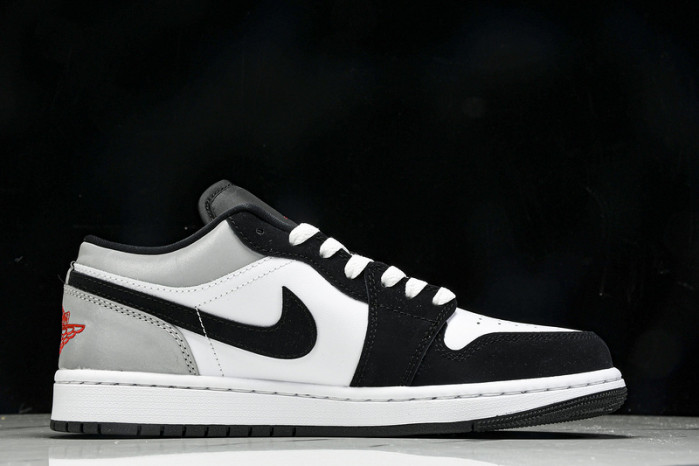 Air Jordan 1 Low SE White Fire Red Black Matte Silver HF3148-106