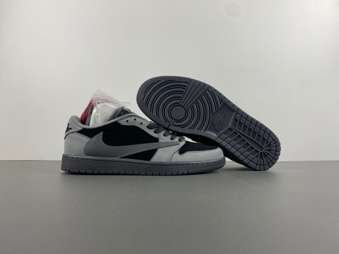 Travis Scott x Air Jordan 1 Low OG Black Gray DM7866-775