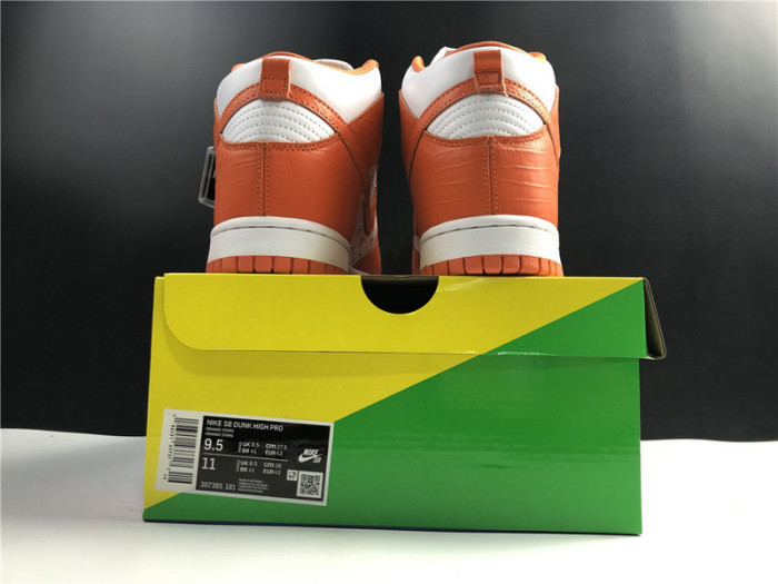 nike sb dunk high Svp*me orange  307385-181