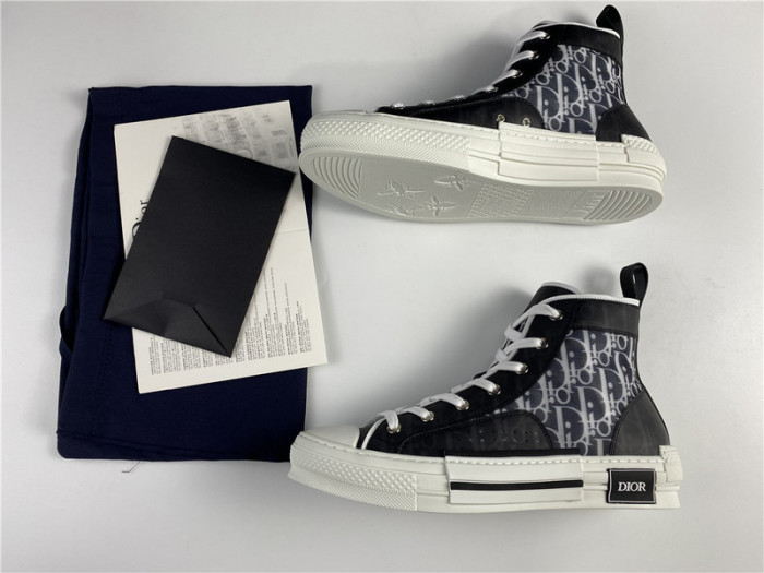 D10R B23 Oblique High Top Sneaker
